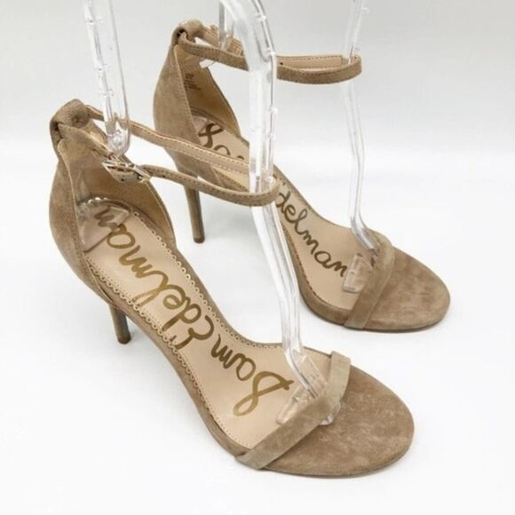 SAM EDELMAN Ariella Suede Ankle Strap Sandals - Picture 2 of 7